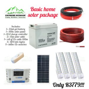 Basic home solar package