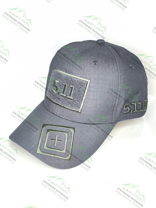 Grey 5.11 tactical cap