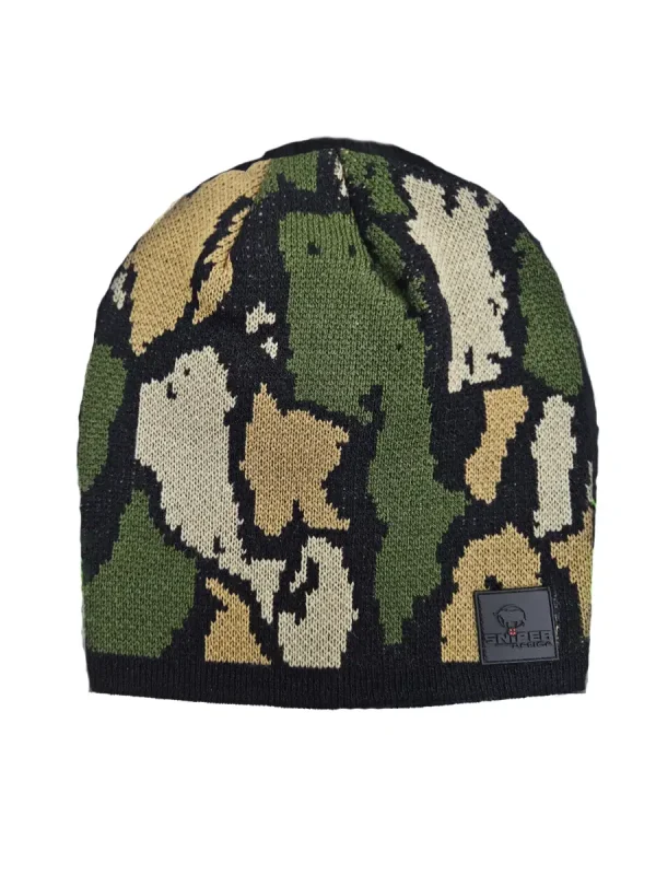 kids beanie bark break camo