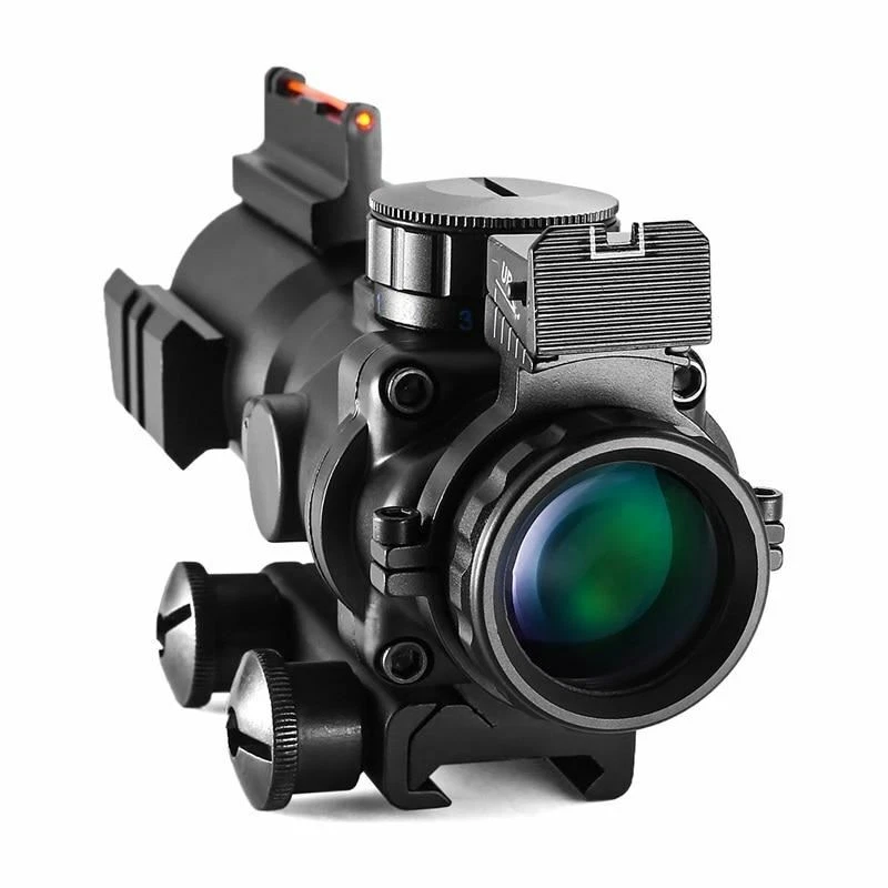 4x32 fiber optic illuminated sight (acog concept)