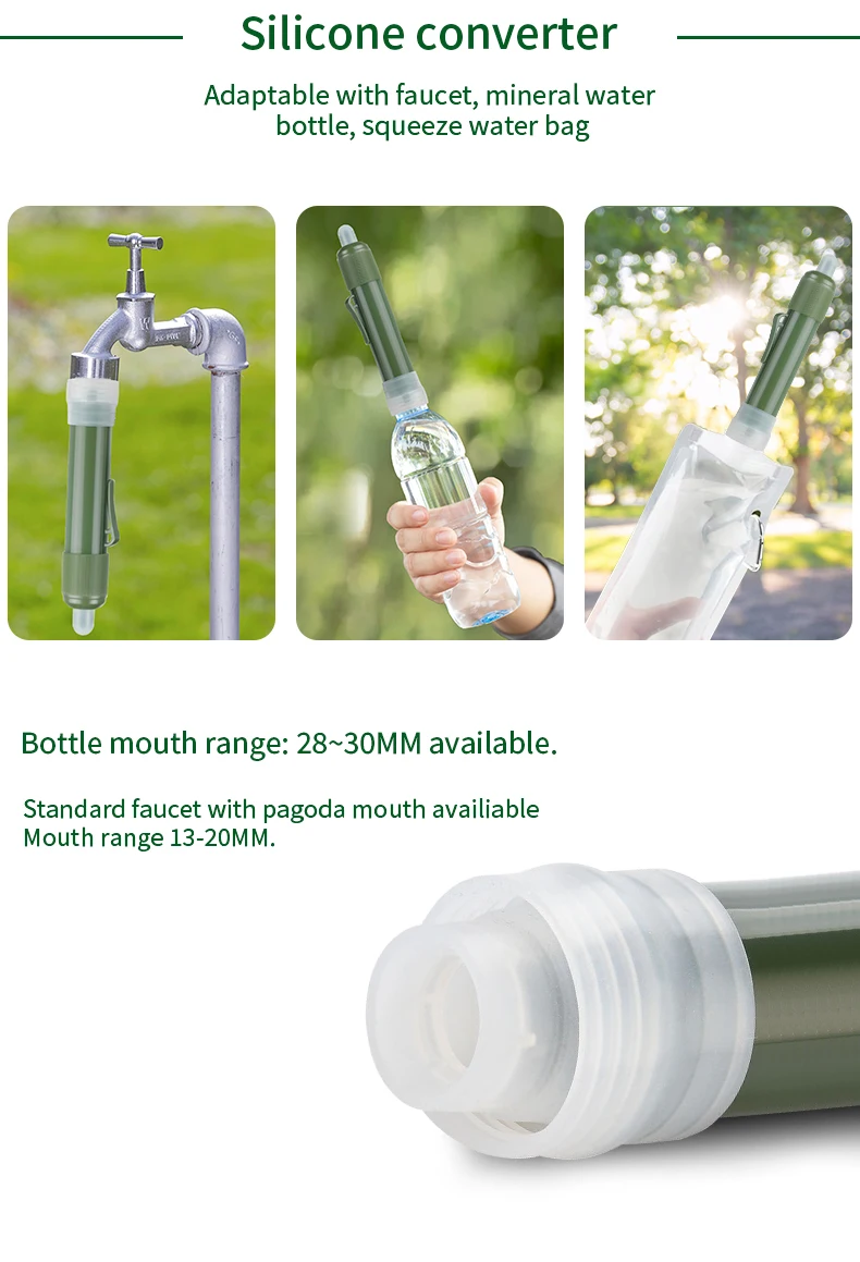 filterwell survival water purifier straw 4000l